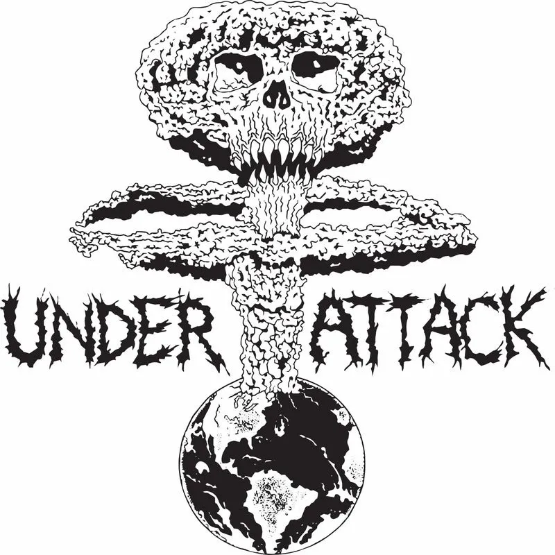 (image for) Under Attack/Male Patterns - Split 7 inch (x Limp Wrist, Municipal Waste)